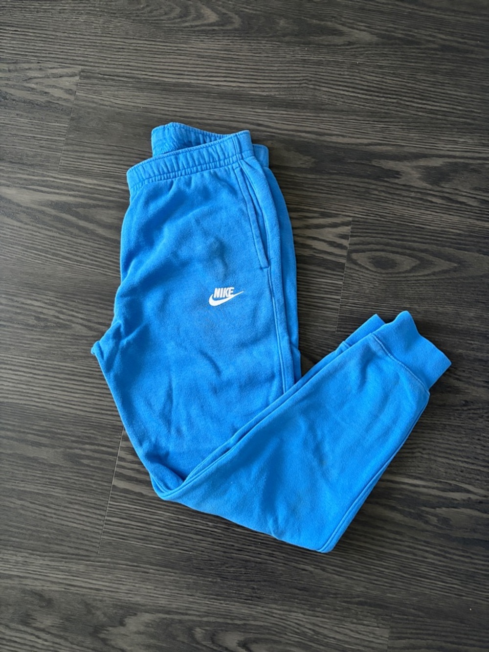 Nike Mens Bright Blue Club Fleece Joggers